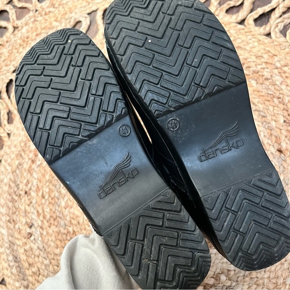 DANSKO Black Leather Professional Clogs Size 41 US 10.5-11 - Picture 5 of 5